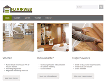 Tablet Screenshot of floorweb.nl